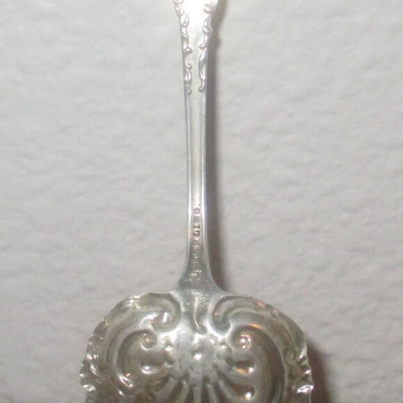 COPY - Sterling Silver Antique Victorian Berry Spoon - Picture 3 of 3